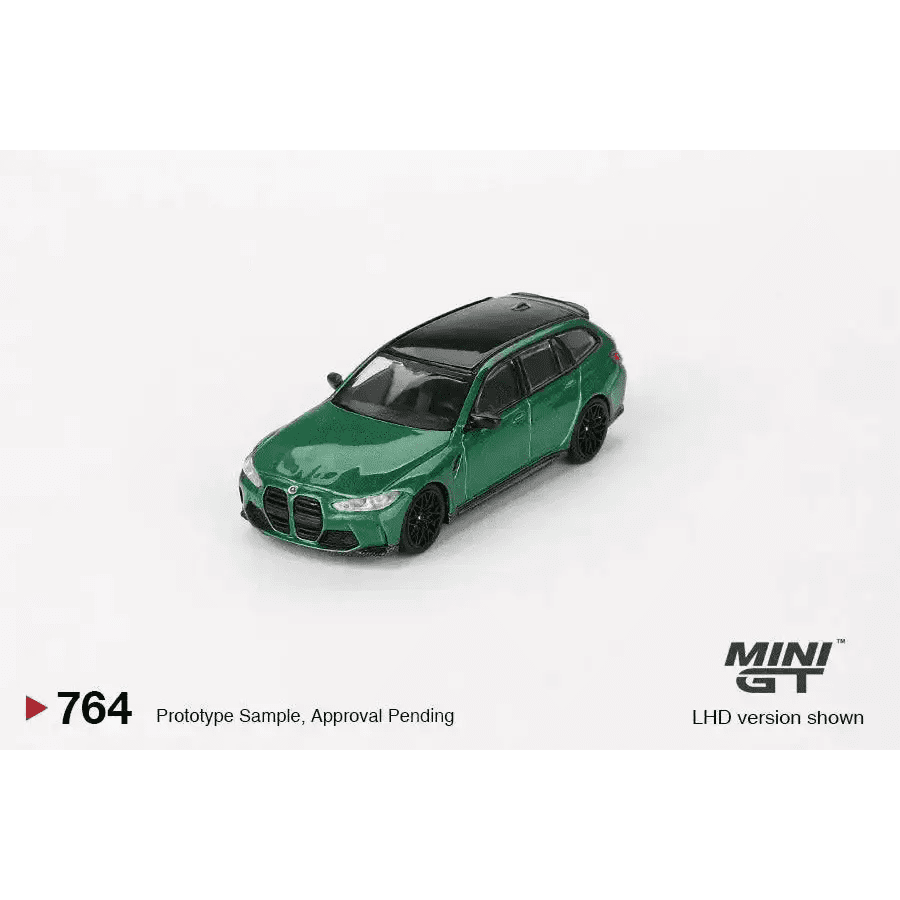 Mini GT 1:64 BMW M3 Competition Touring Isle of Man Green Metallic MGT00764-R