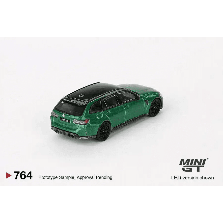 Mini GT 1:64 BMW M3 Competition Touring Isle of Man Green Metallic MGT00764-R