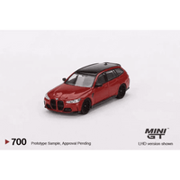 Thumbnail for Mini GT 1:64 BMW M3 Competition Touring Toronto Red Metallic MGT00700-R