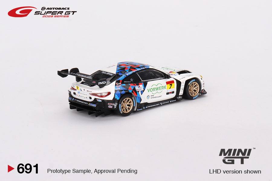 Mini GT 1:64 BMW M4 GT3 #7 M Team Studie x CRS 2023 SUPER GT SERIES Japan Exclusive MGT00691-L