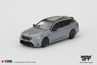 Thumbnail for Mini GT 1:64 BMW M5 Touring G99 Brooklyn Grey Metallic MGT01096-R