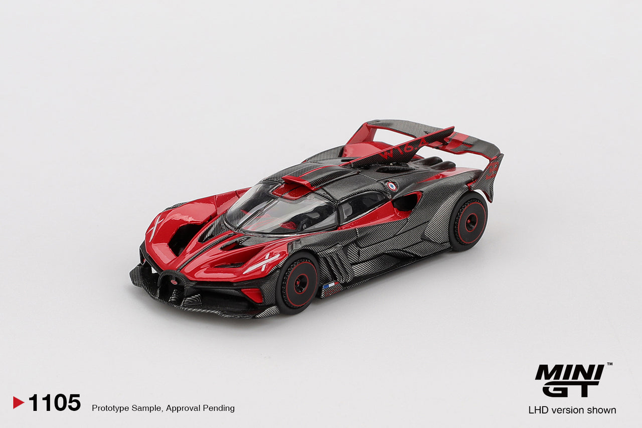 Mini GT 1:64 Bugatti Bolide Red MGT01105-L