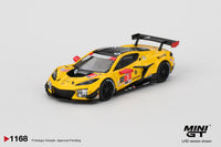 Thumbnail for Mini GT 1:64 Chevrolet Corvette Z06 GT3.R #3 Corvette Racing by Pratt Miller Motorsports 2025 IMSA Daytona 24 Hrs MGT01168-L