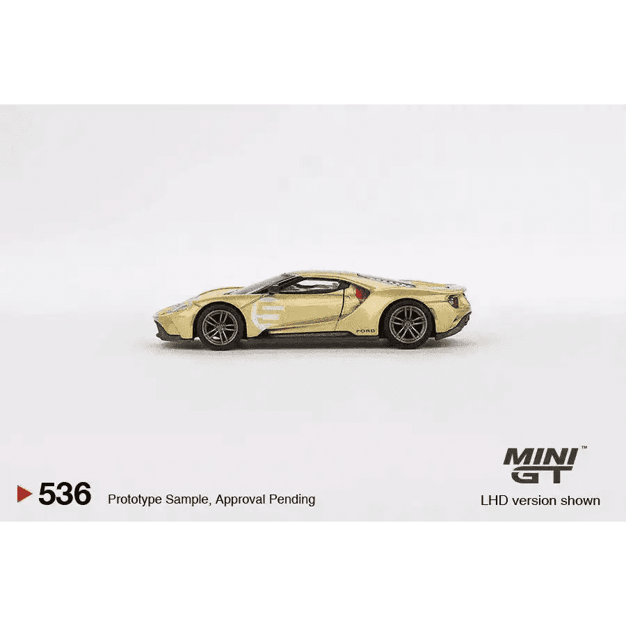 Mini GT 1:64 Ford GT Holman Moody Heritage Edition- Gold MGT00536-MJ