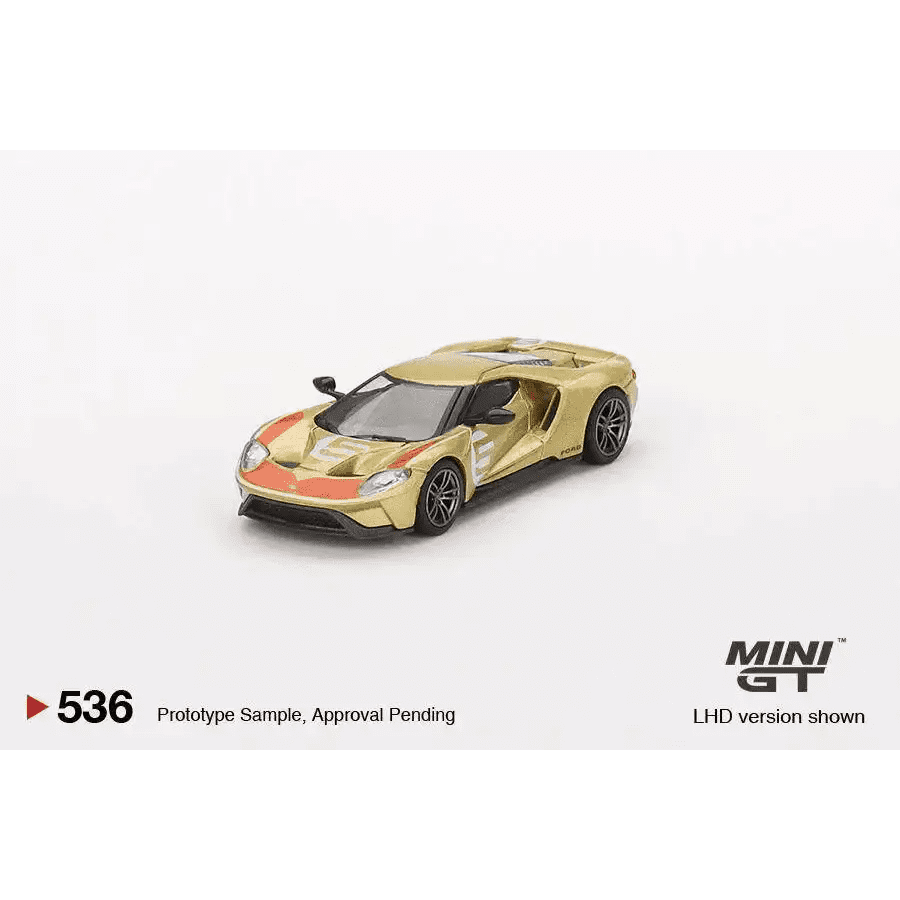 Mini GT 1:64 Ford GT Holman Moody Heritage Edition- Gold MGT00536-MJ