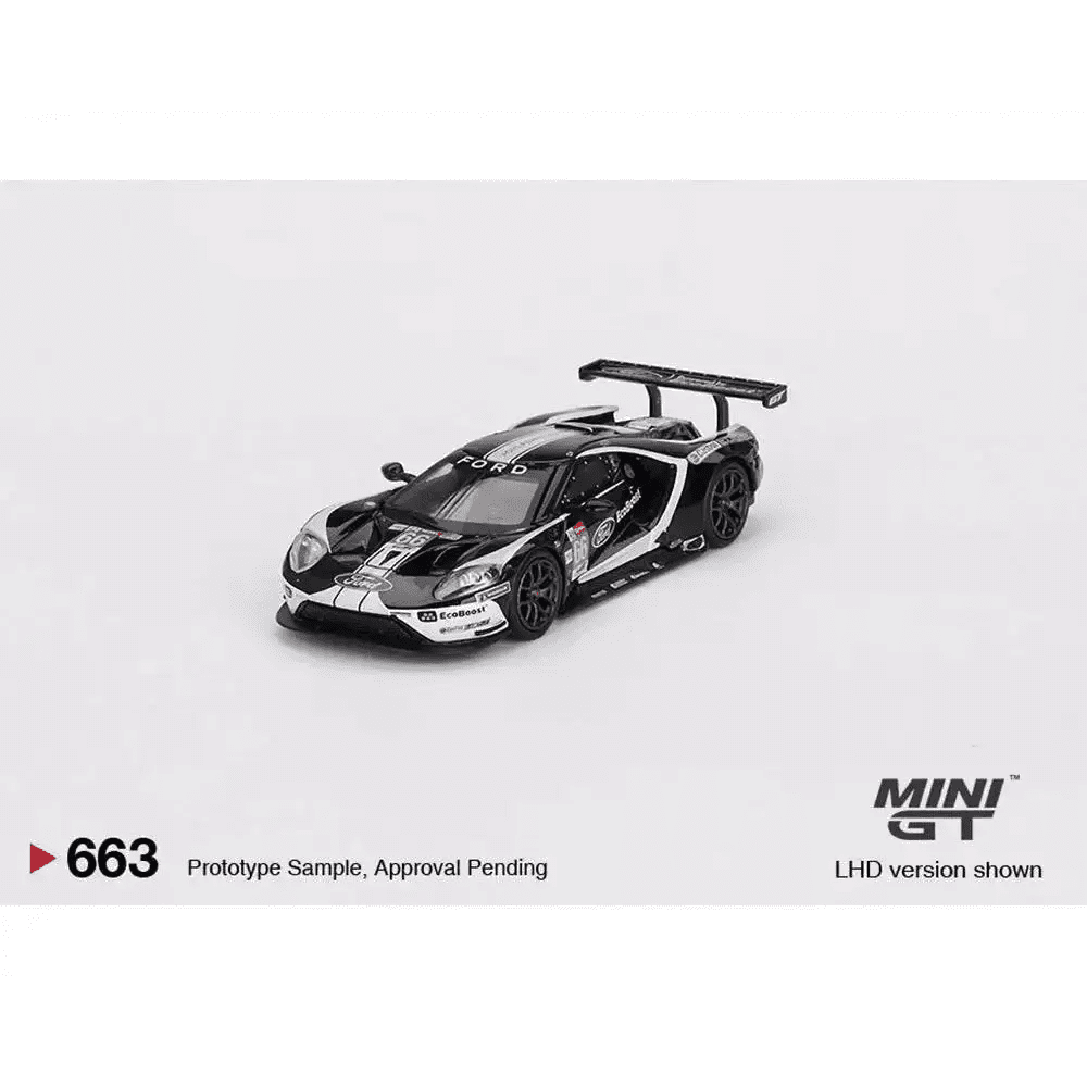 Mini GT 1:64 Ford GT LMGTE PRO 2019 24 Hrs of Le Mans Ford Chip Ganassi Team 4 Cars Set Limited Edition 3000 Set