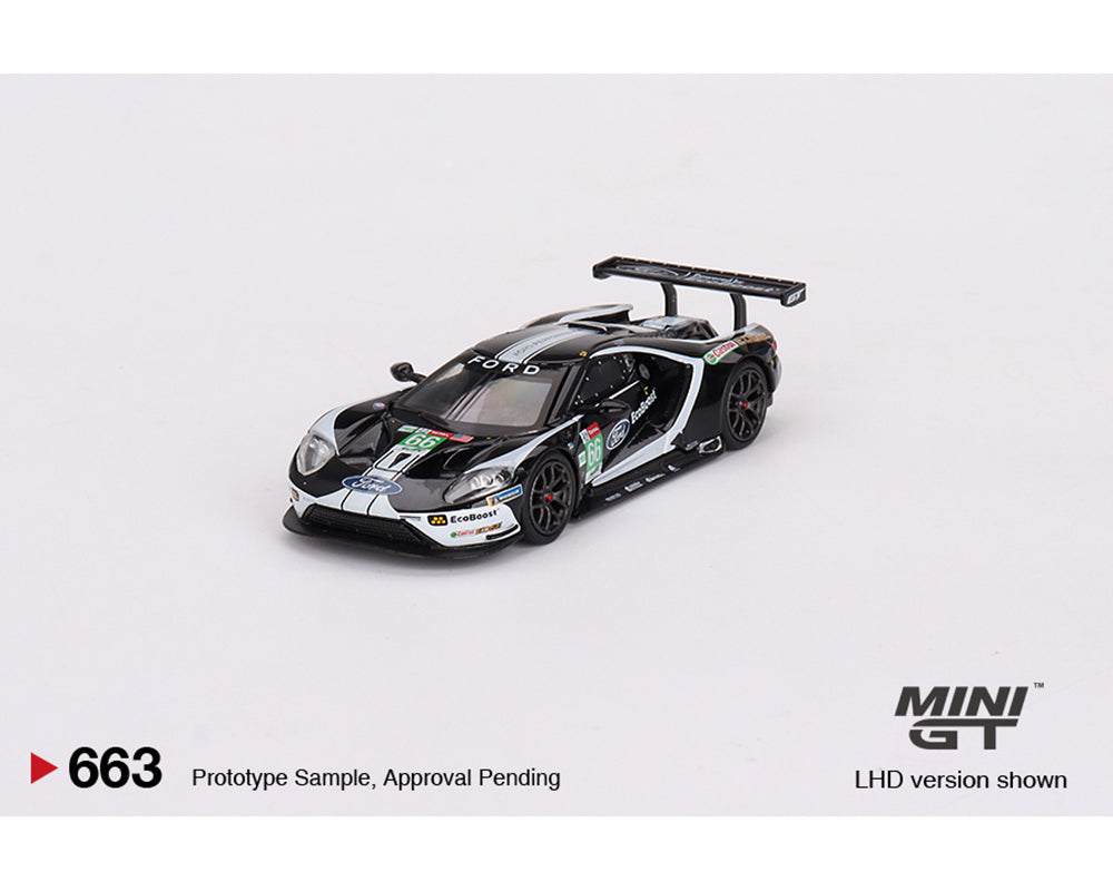 Mini GT 1:64 Ford GT LMGTE PRO 2019 24 Hrs of Le Mans Ford Chip Ganassi Team 4 Cars Set Limited Edition 3000 Set