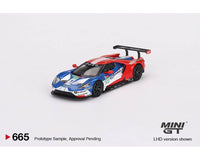 Thumbnail for PRE-ORDER Mini GT 1:64 Ford GT LMGTE PRO 2019 24 Hrs of Le Mans Ford Chip Ganassi Team 4 Cars Set Limited Edition 3000 Set