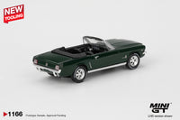 Thumbnail for Mini GT 1:64 Ford Mustang Convertible 1964 Highland Green MGT01166-L