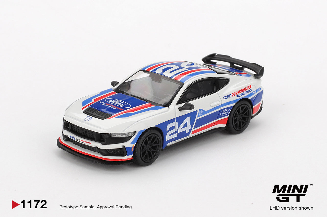 Mini GT 1:64 Ford Mustang Dark Horse #24 Ford Performance Racing School MGT01172-L