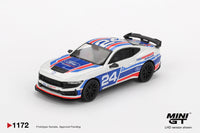 Thumbnail for Mini GT 1:64 Ford Mustang Dark Horse #24 Ford Performance Racing School MGT01172-L