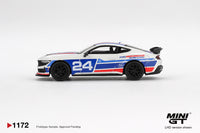 Thumbnail for Mini GT 1:64 Ford Mustang Dark Horse #24 Ford Performance Racing School MGT01172-L