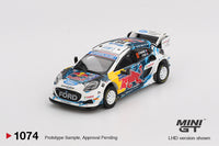 Thumbnail for Mini GT 1:64 Ford Puma Rally1 #16 M-Sport Ford WRT 2024 Rally Finland 3rd Place MGT01074-L