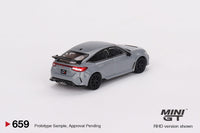 Thumbnail for Mini GT 1:64 Honda Civic Type R 2023 Sonic Gray Pearl MGT00659