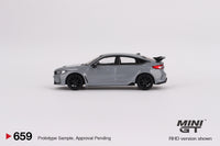 Thumbnail for Mini GT 1:64 Honda Civic Type R 2023 Sonic Gray Pearl MGT00659