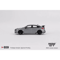 Thumbnail for Mini GT 1:64 Honda Civic Type R 2023 Sonic Gray Pearl MGT00659