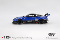 Thumbnail for Mini GT 1:64 LB-Silhouette WORKS GT NISSAN 35GT-RR Ver.2 Blue MGT01124-R