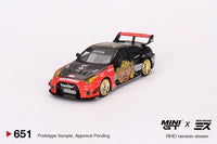 Thumbnail for PRE-ORDER Mini GT 1:64 LB-Silhouette WORKS GT NISSAN 35GT-RR Ver.1 “BARONG” MGT00651-R