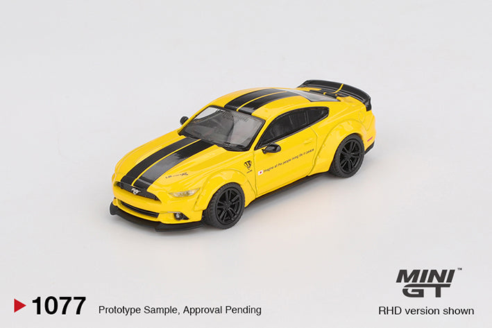 Mini GT 1:64 LB-WORKS FORD MUSTANG Triple Yellow MGT01077-R