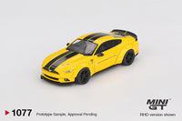 Thumbnail for Mini GT 1:64 LB-WORKS FORD MUSTANG Triple Yellow MGT01077-R