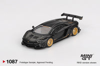 Thumbnail for Mini GT 1:64 LB★WORKS Lamborghini Aventador Limited Edition Matte Black MGT01087-R