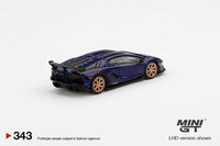 Thumbnail for Mini GT 1:64 Lamborghini Aventador SVJ Viola Aletheia