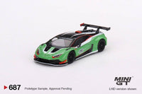 Thumbnail for PRE-ORDER Mini GT 1:64 Lamborghini Huracán GT3 EVO2 Presentation MGT00687-L