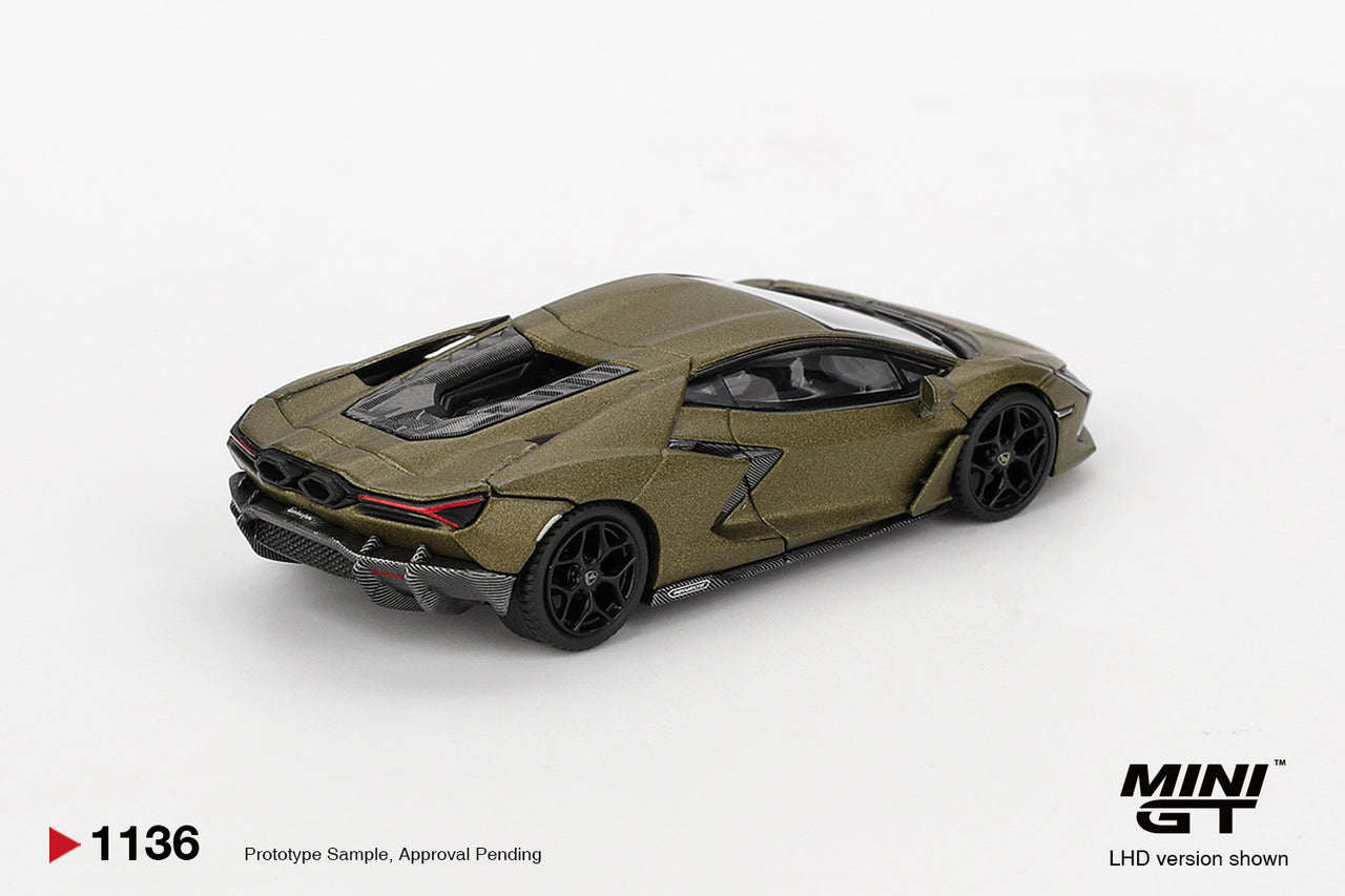 PRE-ORDER Mini GT 1:64 Lamborghini Revuelto Verde Gea Matte MGT01136-R