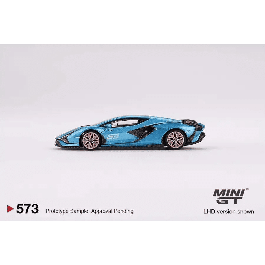 Mini GT 1:64 Lamborghini Sián FKP 37 Blu Aegir MGT00573-L