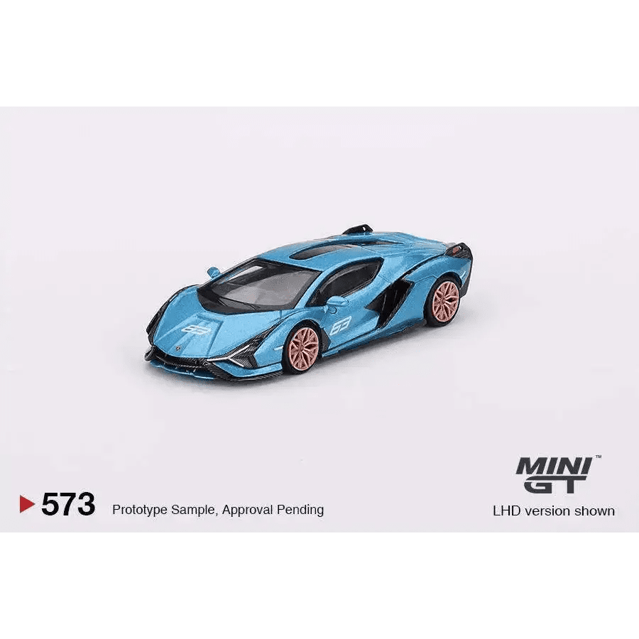 Mini GT 1:64 Lamborghini Sián FKP 37 Blu Aegir MGT00573-L