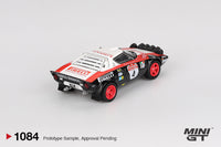 Thumbnail for Mini GT 1:64 Lancia Stratos HF #4 1978 Rally Sanremo Winner MGT01084-L