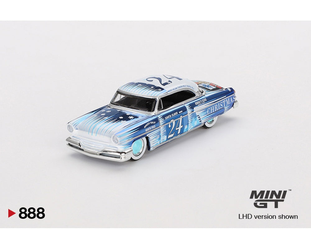 Mini GT 1:64 Lincoln Capri Christmas Hot Rod Set by Tim Sadchikov 2024 Christmas Edition LTD 9,999 MGT00888-L