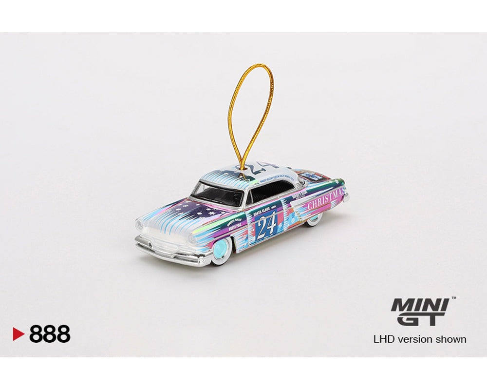 Mini GT 1:64 Lincoln Capri Christmas Hot Rod Set by Tim Sadchikov 2024 Christmas Edition LTD 9,999 MGT00888-L