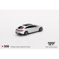 Thumbnail for Mini GT 1:64 Mercedes-Benz EQS 580 4MATIC High Tech Silver Metallic MGT00508-MJ