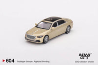 Thumbnail for Mini GT 1:64 Mercedes-Maybach S680 Champagne Metallic MGT00604