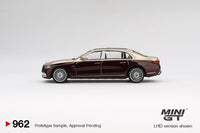 Thumbnail for Mini GT 1:64 Mercedes-Maybach S680 Gold/Dark Red Metallic MGT00962-L