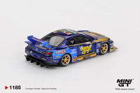 Thumbnail for Mini GT 1:64 Nissan LB-Super Silhouette S15 SILVIA #555 Team MINI GT Liberty Walk 2025 Formula Drift Halloween Special MGT01185-R