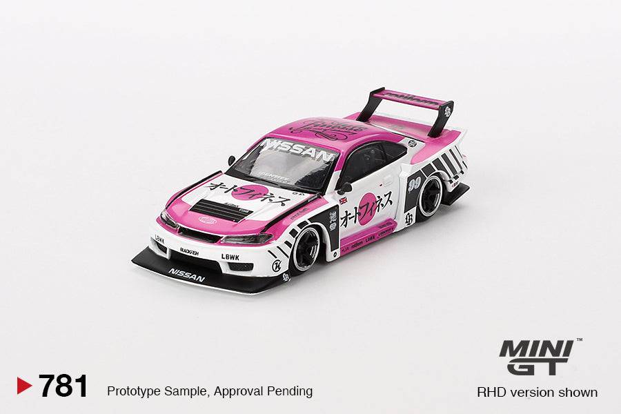 Mini GT 1:64 Nissan LB-Super Silhouette S15 SILVIA Auto Finesse SEMA 2023 MGT00781-R