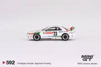 Thumbnail for PRE-ORDER Mini GT 1:64 Nissan Skyline GT-R R32 Gr. A #23 1990 Macau Guia Race Winner MGT00592-R