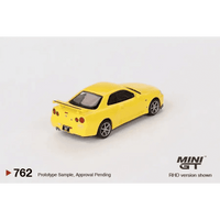 Thumbnail for Mini GT 1:64 Nissan Skyline GT-R R34 V-Spec Lightning Yellow MGT00762-R