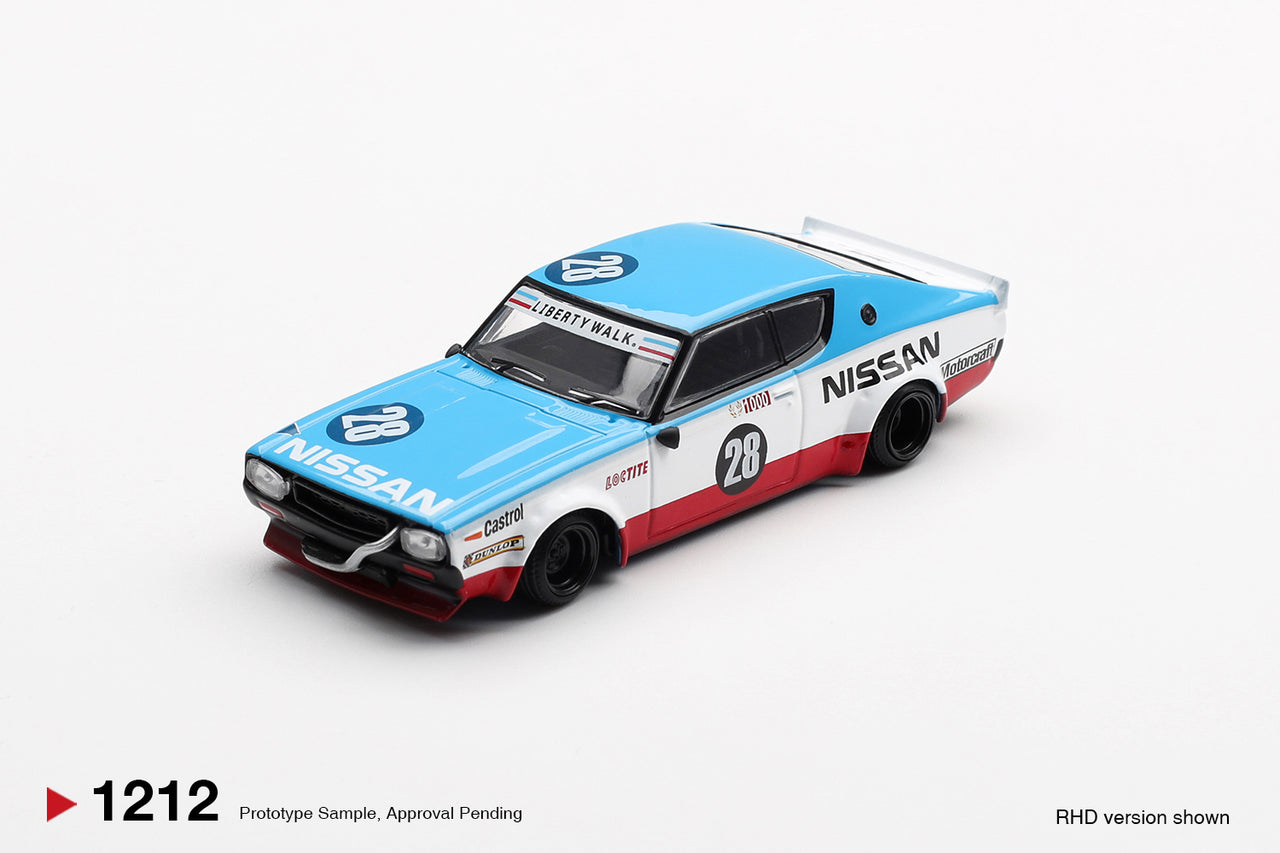 Mini GT 1:64 Nissan Skyline Kenmeri Liberty Walk Nissan Racing '75 concept MGT01212-R