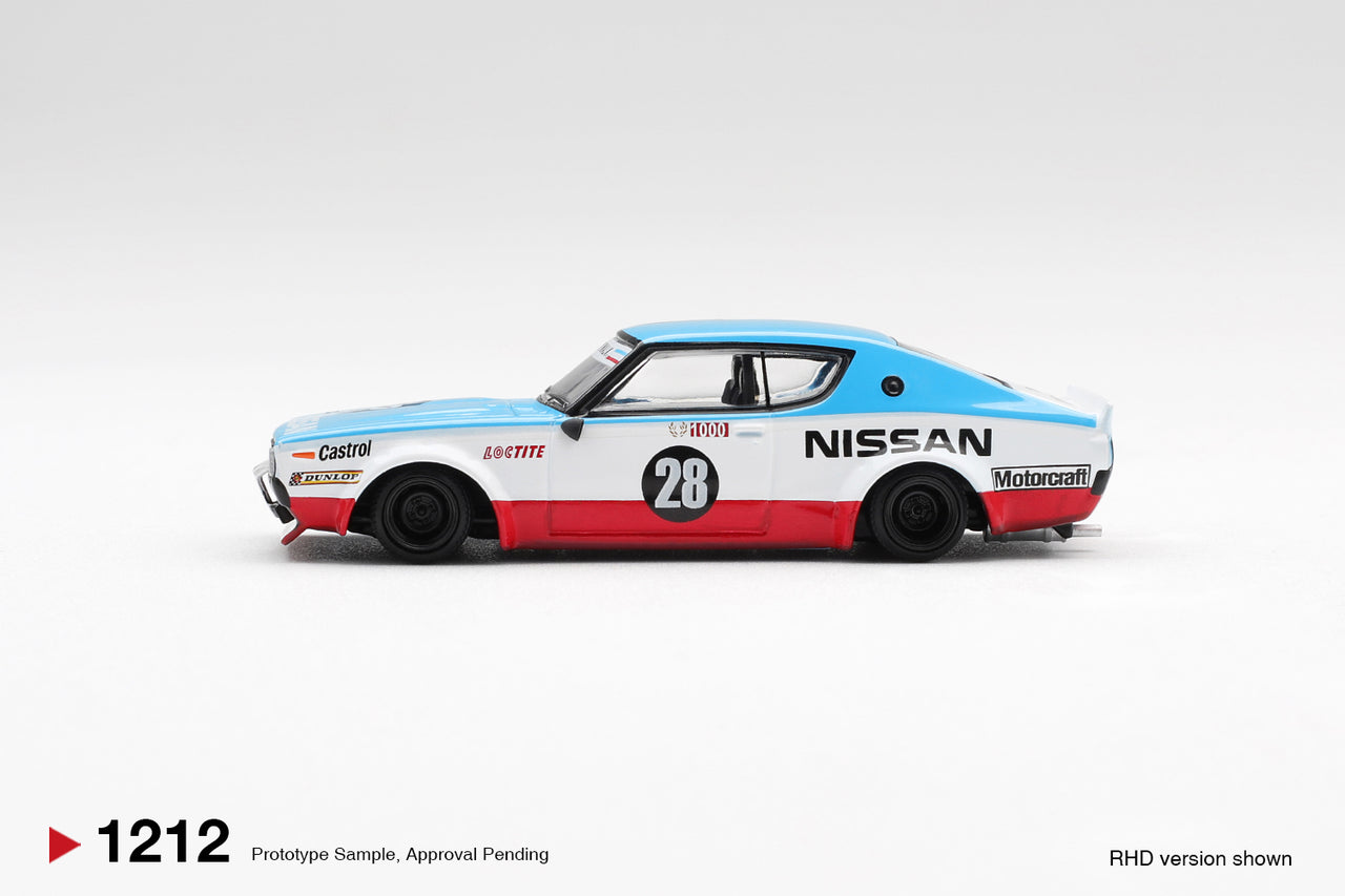 Mini GT 1:64 Nissan Skyline Kenmeri Liberty Walk Nissan Racing '75 concept MGT01212-R
