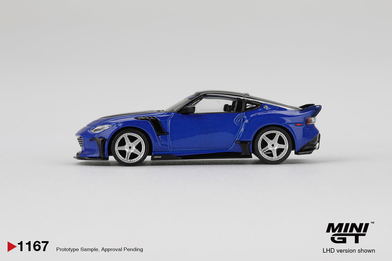 Mini GT 1:64 Nissan Z VeilSide FFZ400 Seiran Blue MGT01167-R