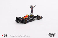 Thumbnail for Mini GT 1:64 Oracle Red Bull Racing RB18 #11 Sergio Pérez 2022 Monaco GP Winner MGT00551-L