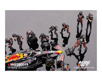 Thumbnail for Mini GT 1:64 Oracle Red Bull Racing RB19 #1 Max Verstappen 2023 F1 Japanese Grand Prix MGTS0014 Pit Crew Set Limited Edition 5000 Sets