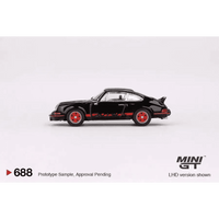 Thumbnail for Mini GT 1:64 Porsche 911 Carrera RS 2.7 Black with Red Livery MGT00688-R