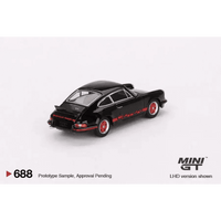 Thumbnail for Mini GT 1:64 Porsche 911 Carrera RS 2.7 Black with Red Livery MGT00688-R