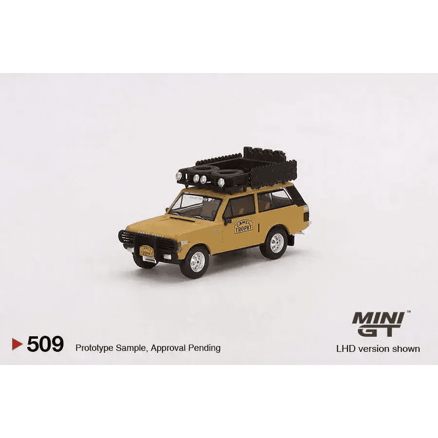 Mini GT 1:64 Range Rover 1982 Camel Trophy Papua New Guinea Team USA