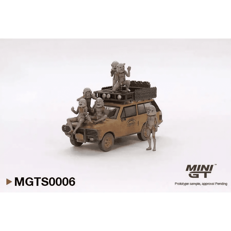 Mini GT 1:64 Range Rover 1982 Camel Trophy Papua New Guinea Set MGTS0006