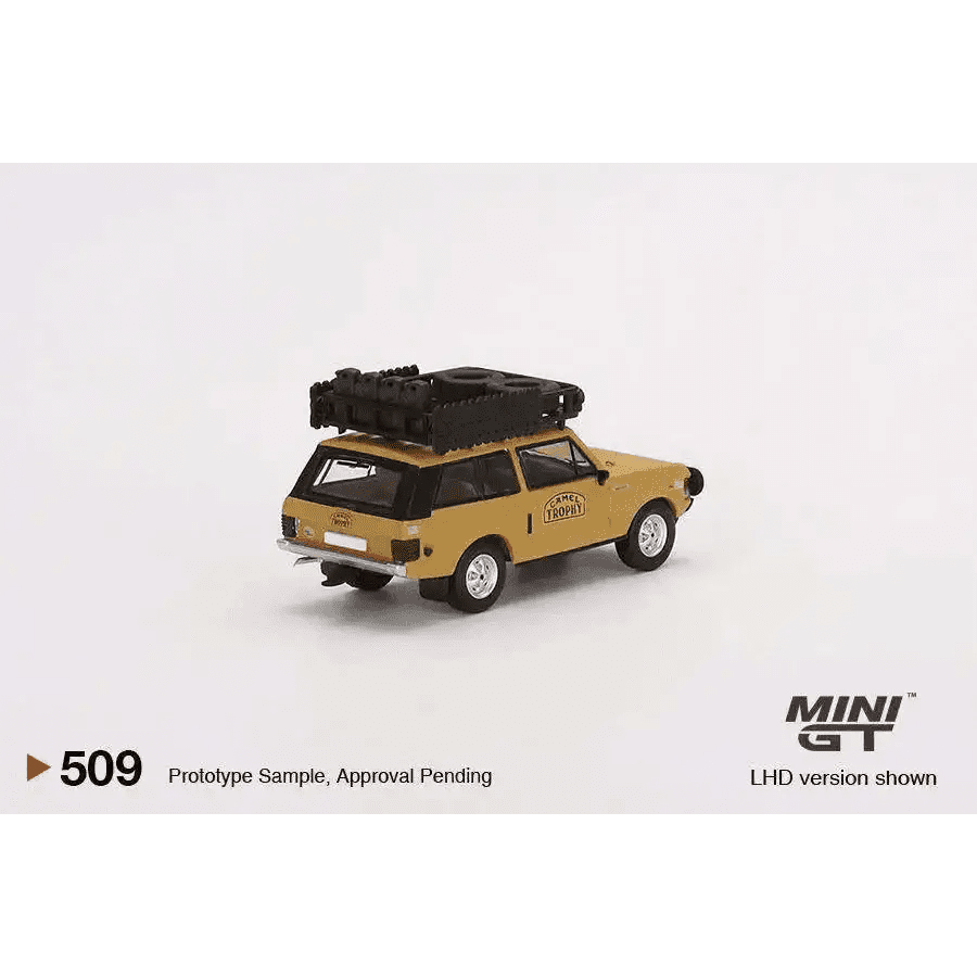 Mini GT 1:64 Range Rover 1982 Camel Trophy Papua New Guinea Team USA